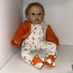 Linda Murray ADG Newborn Doll Baby Figure Infant 18" Reborn Red Hair Brown Eyes